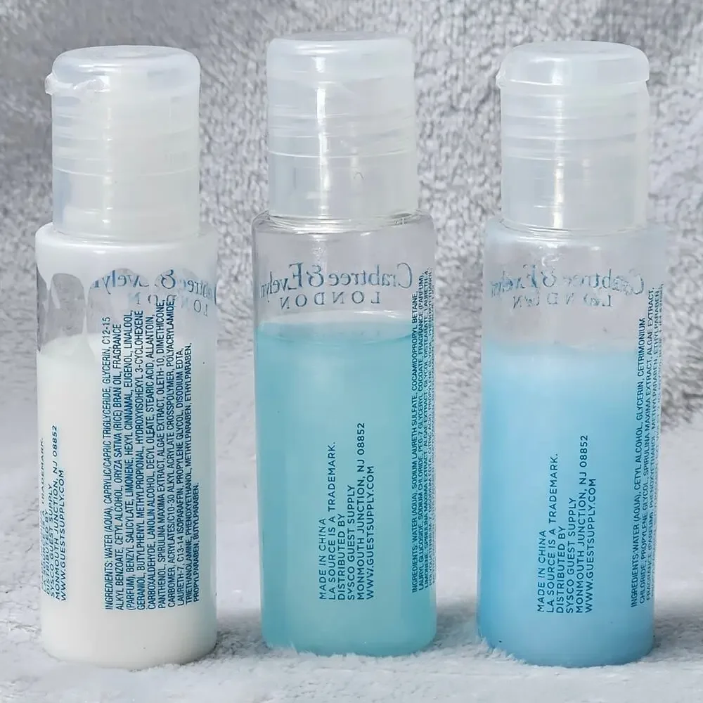 Crabtree & Evelyn La Source Body Lotion Shampoo Conditioner Travel Mini Set 1oz